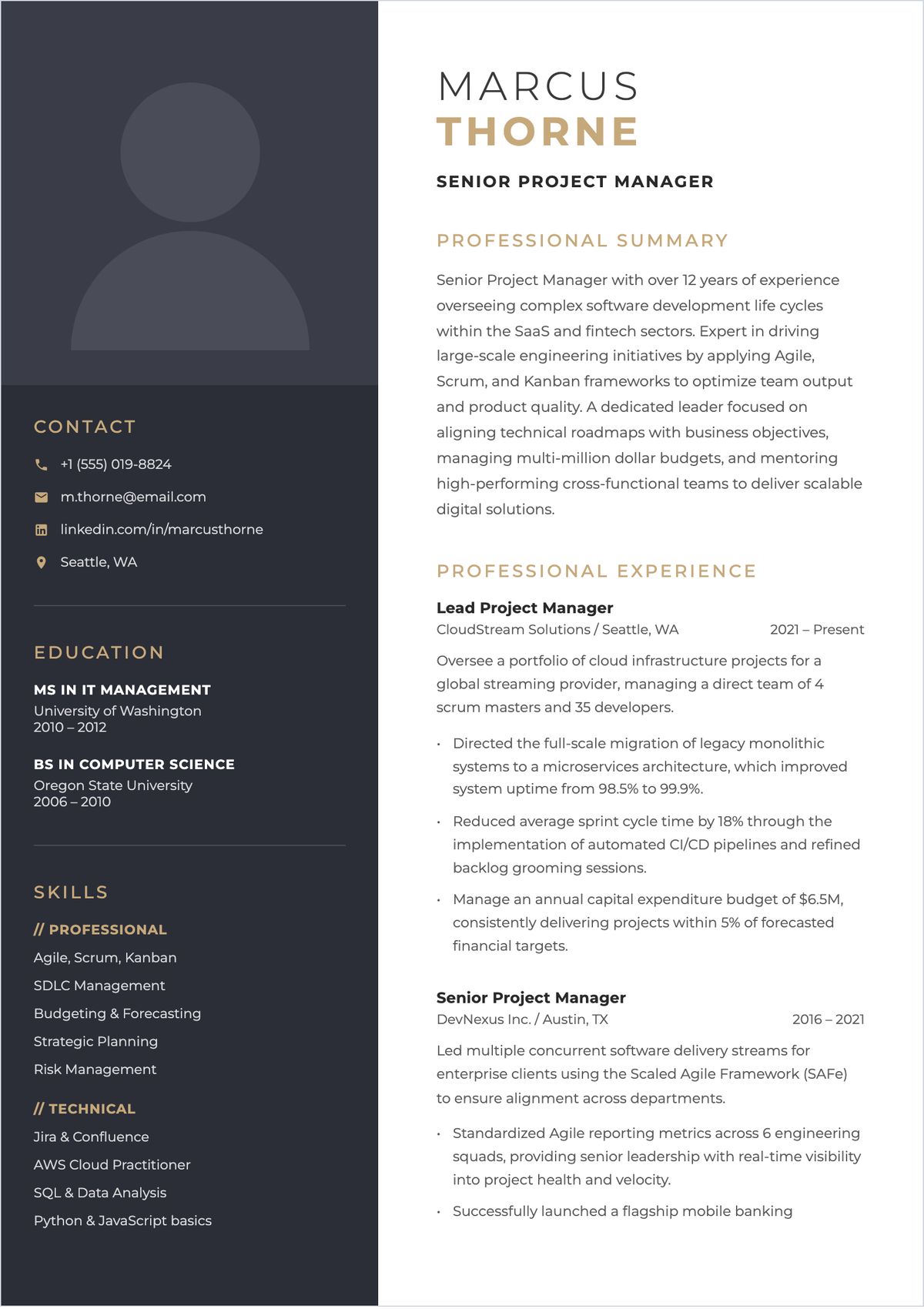 Simplecv Templete Free Printable ATS Resume Templates Free | Couchsurfing Tools